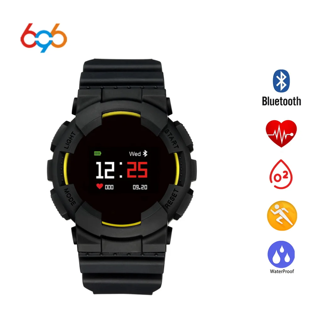 

V587 Heart Rate Smart Watch Pulse Blood Pressure Smart Bracelet to Swimming Diving Waterproof Wristwatch For Outdoor Sport Watch