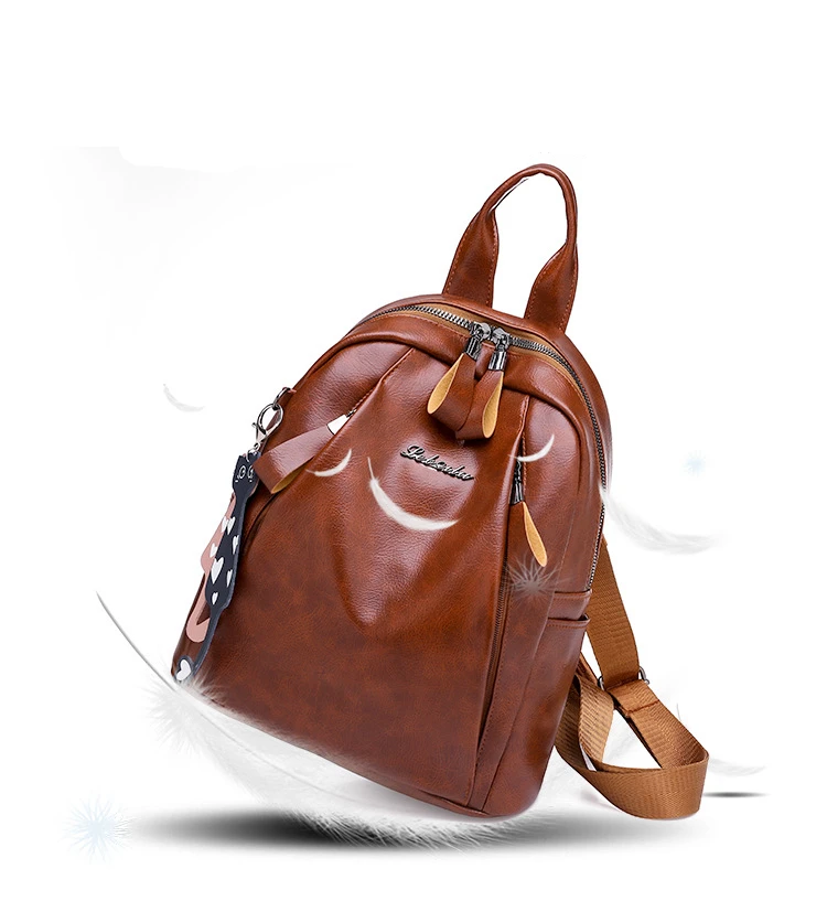 Женская сумка в стиле ретро из искусственной кожи для колледжа; женская сумка; модная дизайнерская школьная сумка в Корейском стиле; рюкзак с кошкой; Mochila mujer