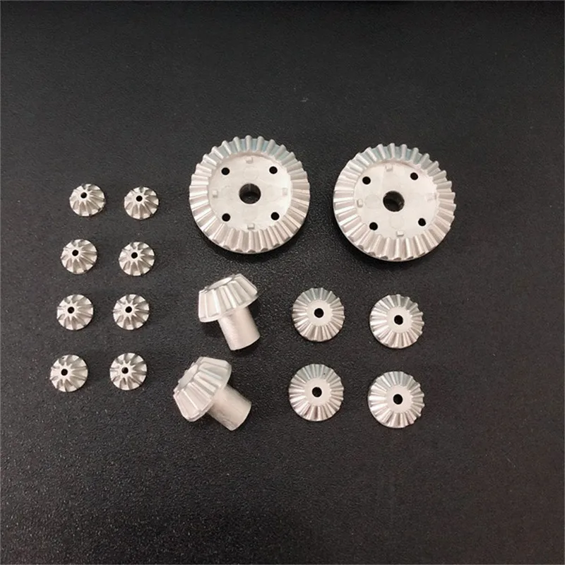 

New 2 Set 16pcs Upgrade Metal Gear For Wltoys 12428-A 12428-B 12428-C /12423 Rc Car Parts