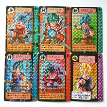 14 шт./компл. Dragon Ball Super Ultra Instinct лимитные ударные фигурки часы в советском стиле игра флеш карты коллекционные карточки