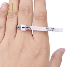 Профессиональный Размер кольца UK/US официальный Британский/Американский измерительный прибор для мужчин и Wo мужчин s размеры A-Z ювелирные изделия