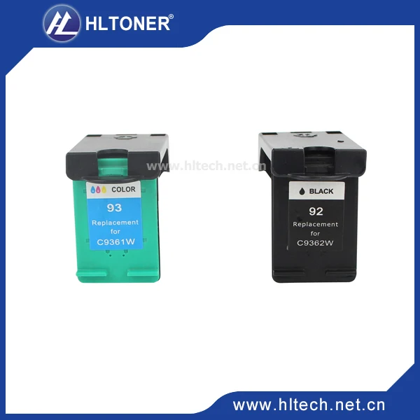

2pcs Compatible ink cartridge HP92 HP93 for DeskJet 5420v/5440/5440v/5440xi/5442/5443/D4160/OfficeJet 6300/6310/PhotoSmart C3150