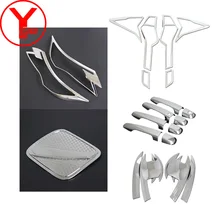 2016-2017 chrome kit cover For MITSUBISHI Montero PAJERO SPORT 2016 2017 car interior deflector molding garnish body kits YCSUNZ
