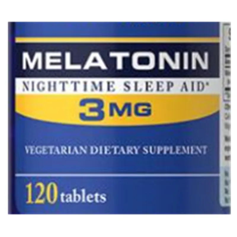 

Super Strength Melatonin 3mg*120 pcs Help improve sleep nighttime sleep aid free shipping