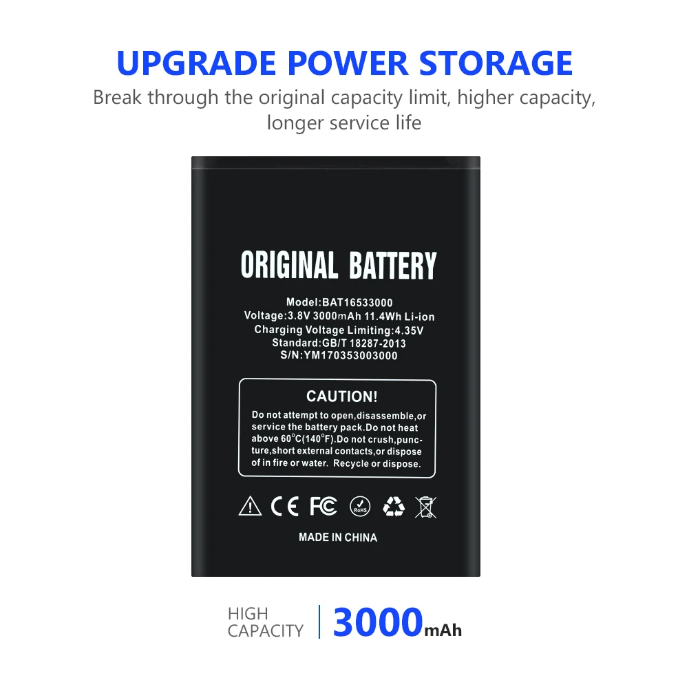 Аккумулятор Для DOOGEE X9 Pro 3000 мАч 5 дюйма|Аккумуляторы для мобильных телефонов| |