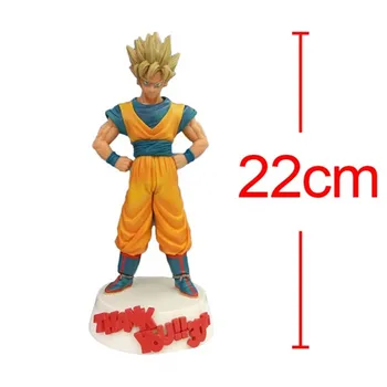 

22cm Anime Dragon Ball Z Super Saiyan Son Goku Akira Toriyama DBZ PVC Action Figure Collectible Kakarotto Model Toy L1252