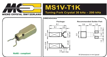 

10pcs/DIP Passive crystal oscillator 32.768KHZ 32.768K MS1V-T1K Clock crystal