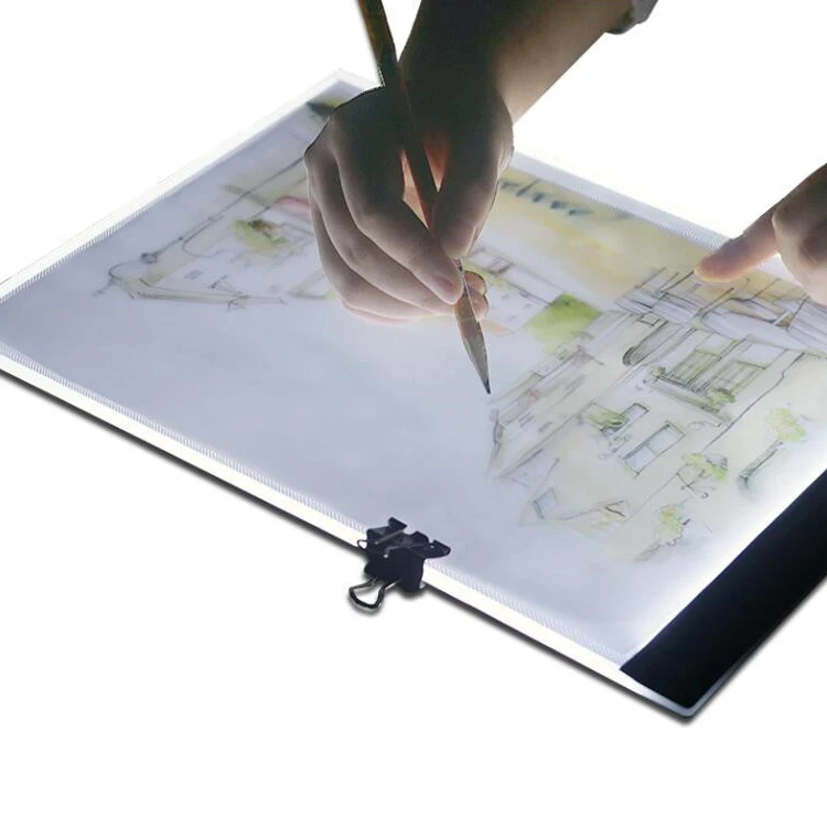 Цифровой Tablet A4 Led художник Тонкое Искусство Трафаретный Рисунок световая панель-бокс копировальный стол площадку Diamond аксессуары для рисования