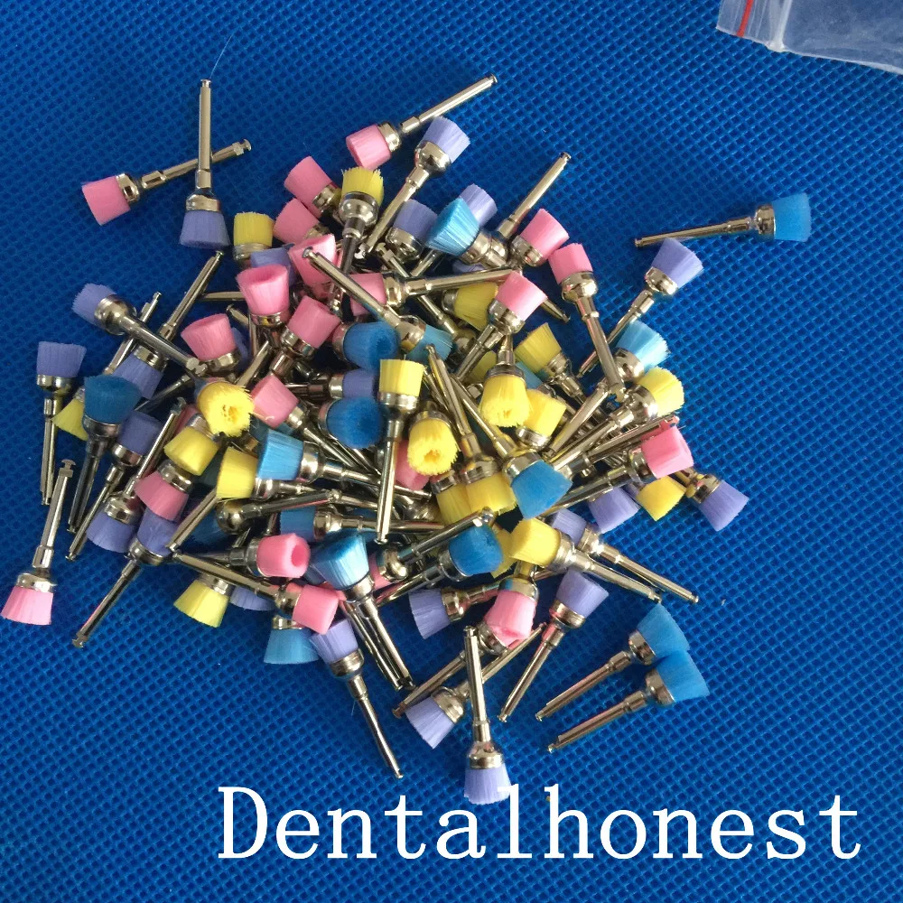 Dental New Nylon Polishing Polisher Brushes bowl typesin Teeth