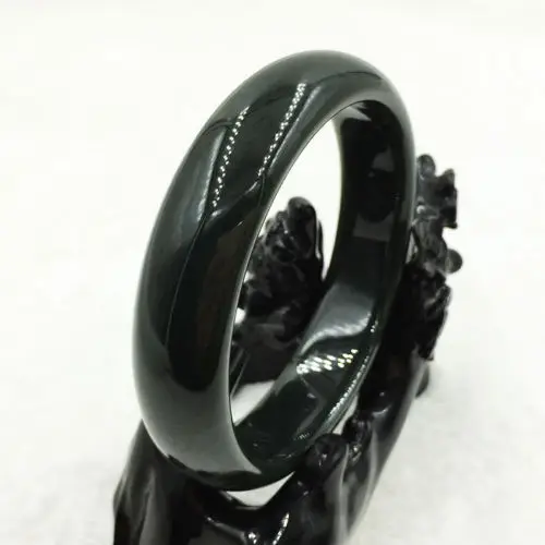

Free Shipping 00797 60mm Certfied Grade A China 100% Natural Green Hetian Gems Bangle Bracelet ()