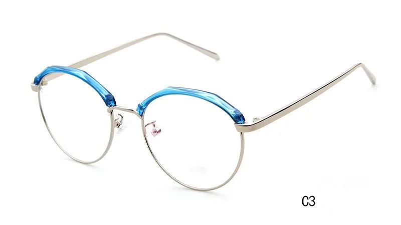 2016 новинка PC Модные женские стильные очки для глаз полный обод ретро дизайн круглая оптическая оправа для очков форма очки для женщин