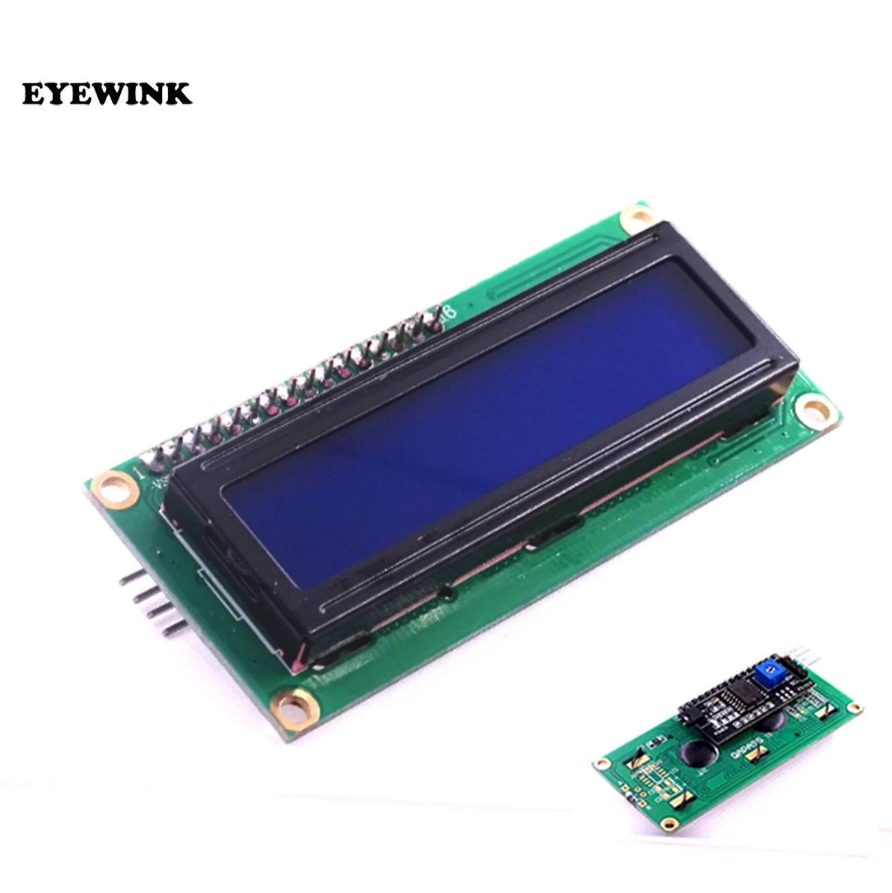 10 шт. ЖК модуль 1602 + I2C LCD синий/желто зеленый экран IIC/I2C дисплей IIC адаптер 1602|lcd 1602|i2c