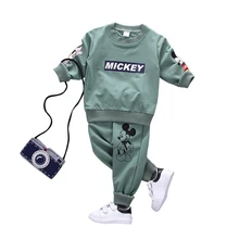 

Spring Autumn Children Boys Girls Fashion Clothes T-Shirt Pants 2pcs Sets Kids Cotton Casual Clothing Suits Toddler Tracksuits