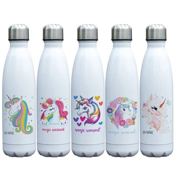 

Cute Rainbow Unicorn Flask Insulated Stainless Steel Bottle Vacuum with Beautiful Unicorn Design Double Wall Sport Water Bottle