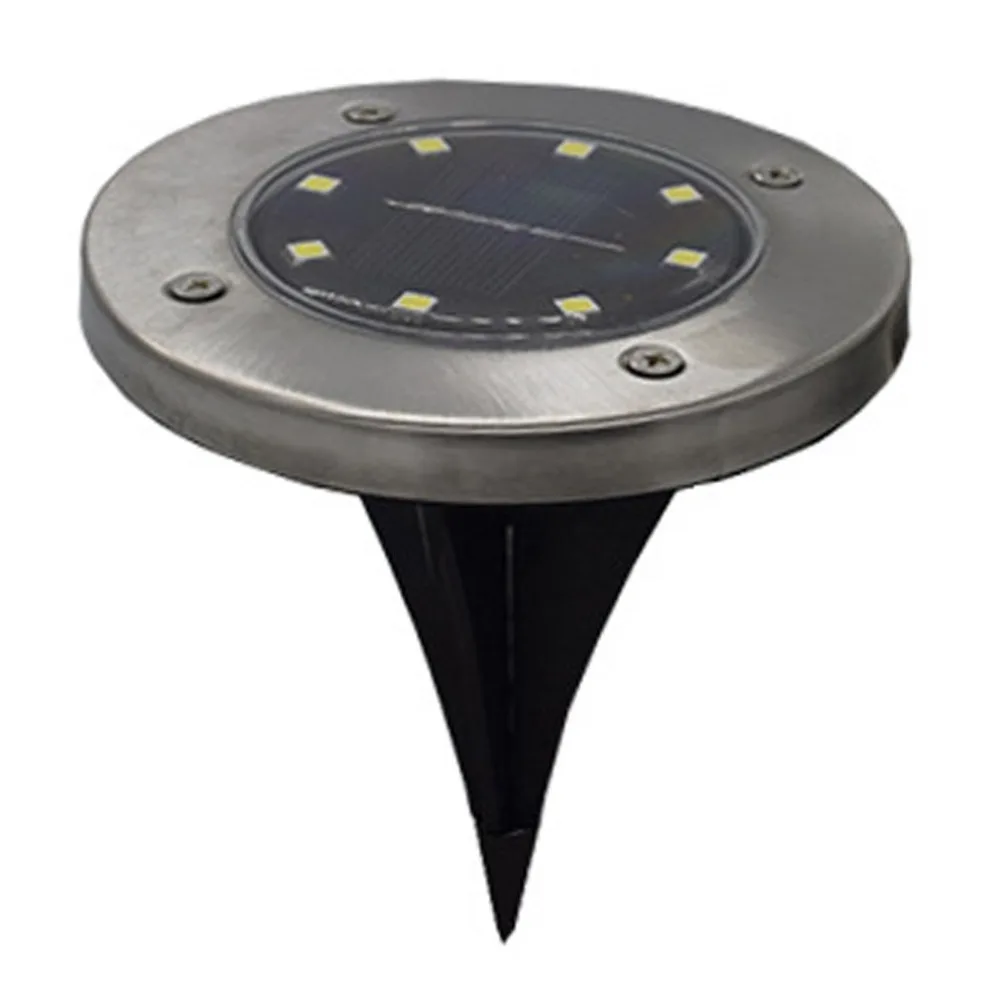 

8Pcs 8LED Solar Power Buried Light Under Ground Lamp Outdoor Path Garden Decking