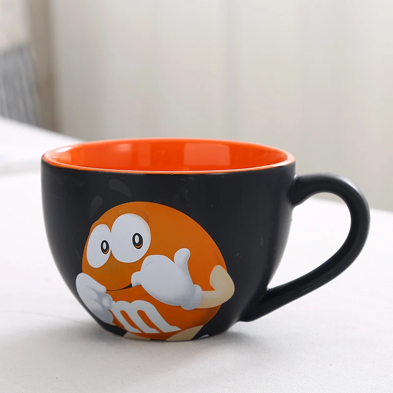 M & M's MM стеклянная керамическая кофейная чашка с молоком для чая кофе овсина