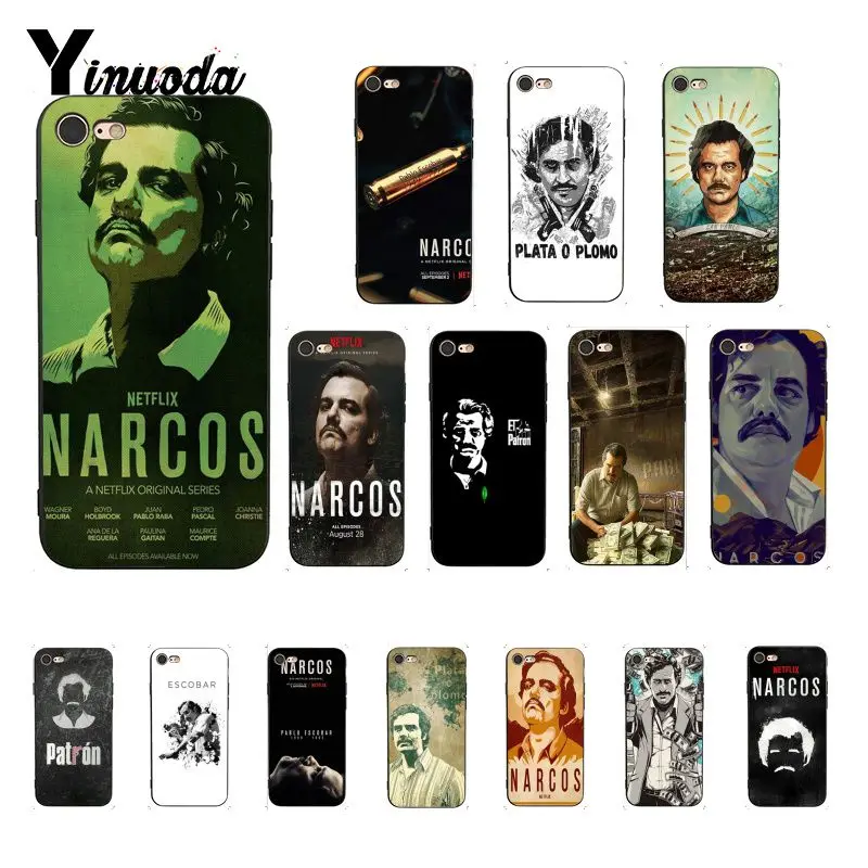 Yinuoda наркос ТВ серии Пабло Эскобар DIY окрашенный чехол для телефона iPhone 8 7 6 6S Plus X XS