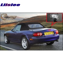 LiisLee vista trasera de coche cámara para Mazda MX5 MX-5 MX 5 Miata NB MK2 1998 ~ 2005 noche visión trasera mira Volver arriba copia de seguridad de CCD CAM Cámara