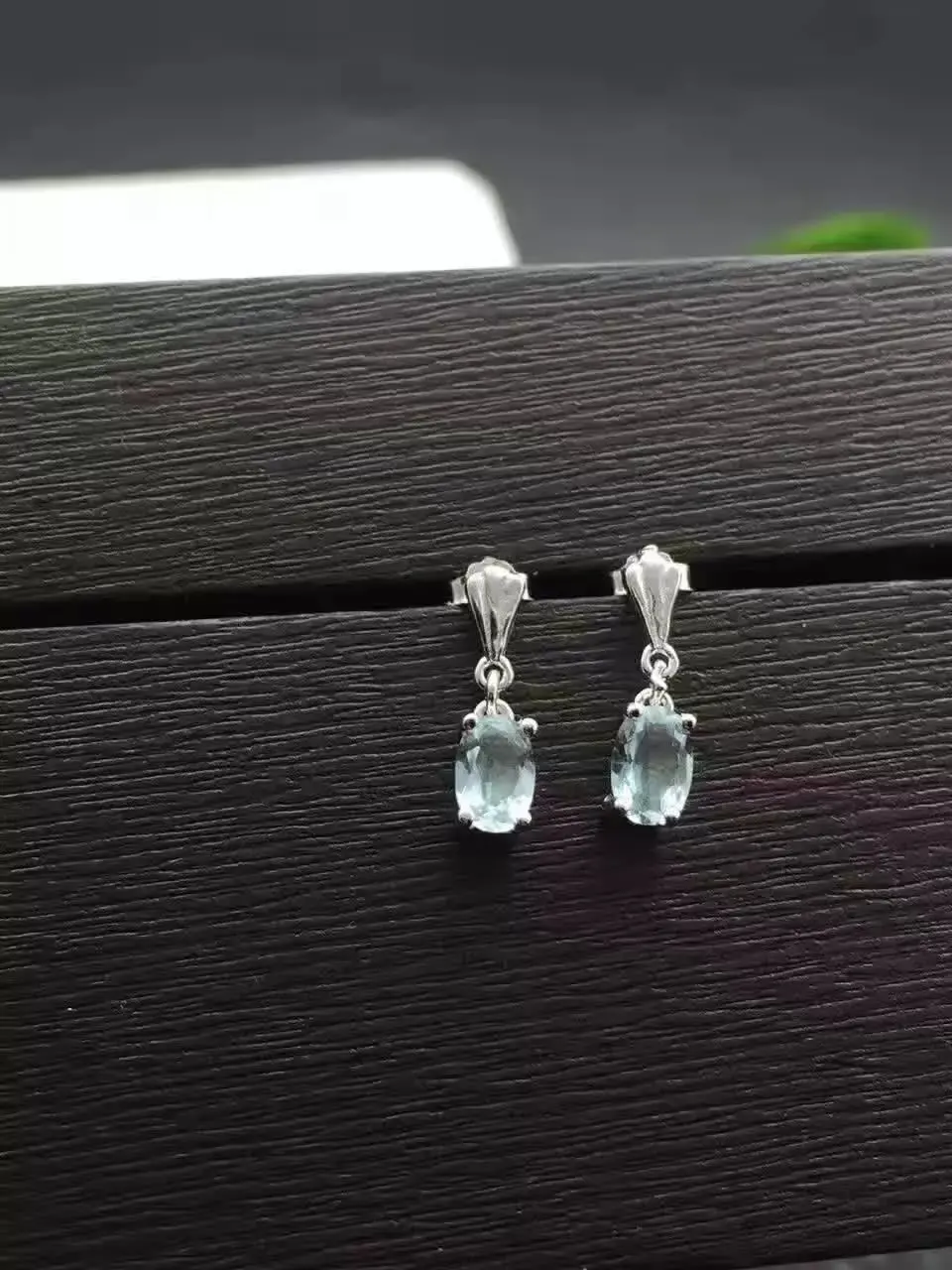 Fidelity Natural 4 6mm Aquamarine Stud Earrings S925 Sterling Silver Fidelity Natural 4 6mm Aquamarine Stud Earrings S925 Sterling Silver Fine Jewelry For Women Blue Gemstone In From