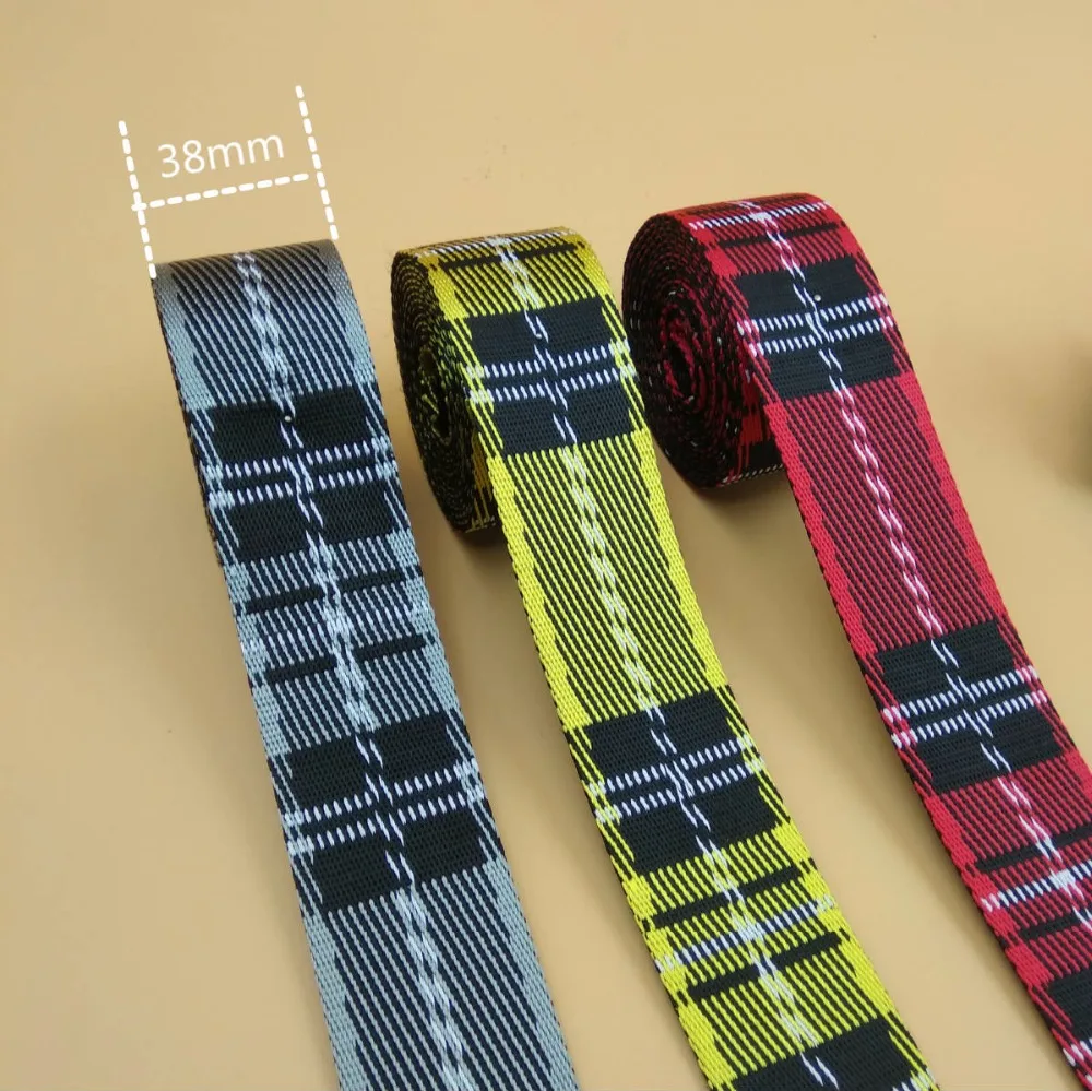 1.5" High Quality Fashion Nylon bing Straps 38mm Width Ribbon Tape 5