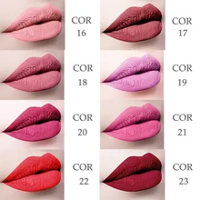 MISS ROSE 8 цветов Помада матовая Водонепроницаемая долговечная Помада-карандаш бархатный шелковистый карандаш для губ сексуальная увлажняющая косметика