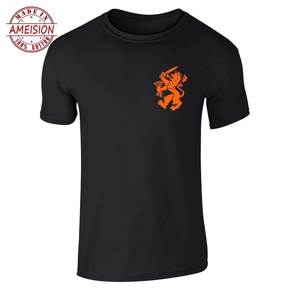 

New Summer tees tops men clothes 2019 Netherlands Dutch Soccers Retro Footballer men t shirt summer top gothic t-shirt