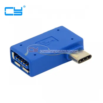 

USB-C USB 3.1 Type-C to USB 3.0 Female OTG Adapter Right Angled 90 Degree for Laptop & Cell Phone adapter