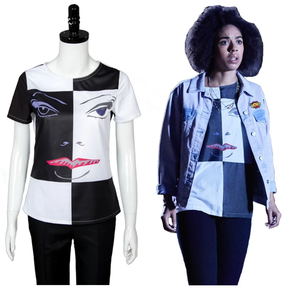 Футболка для косплея Доктор Кто Сезон 10 костюм футболки женская футболка