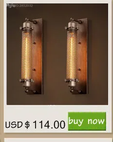 Американские Творческие старинные настенные лампы винтажные промышленные светильники для ресторана кафе освещение для магазина одежды декорированные светильники