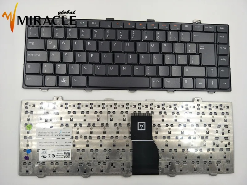 

Repair You Life Laptop keyboard For Dell STUDIO 15 15Z L501X XPS 14 L401X E6410 Latin layout Original and New gray black color