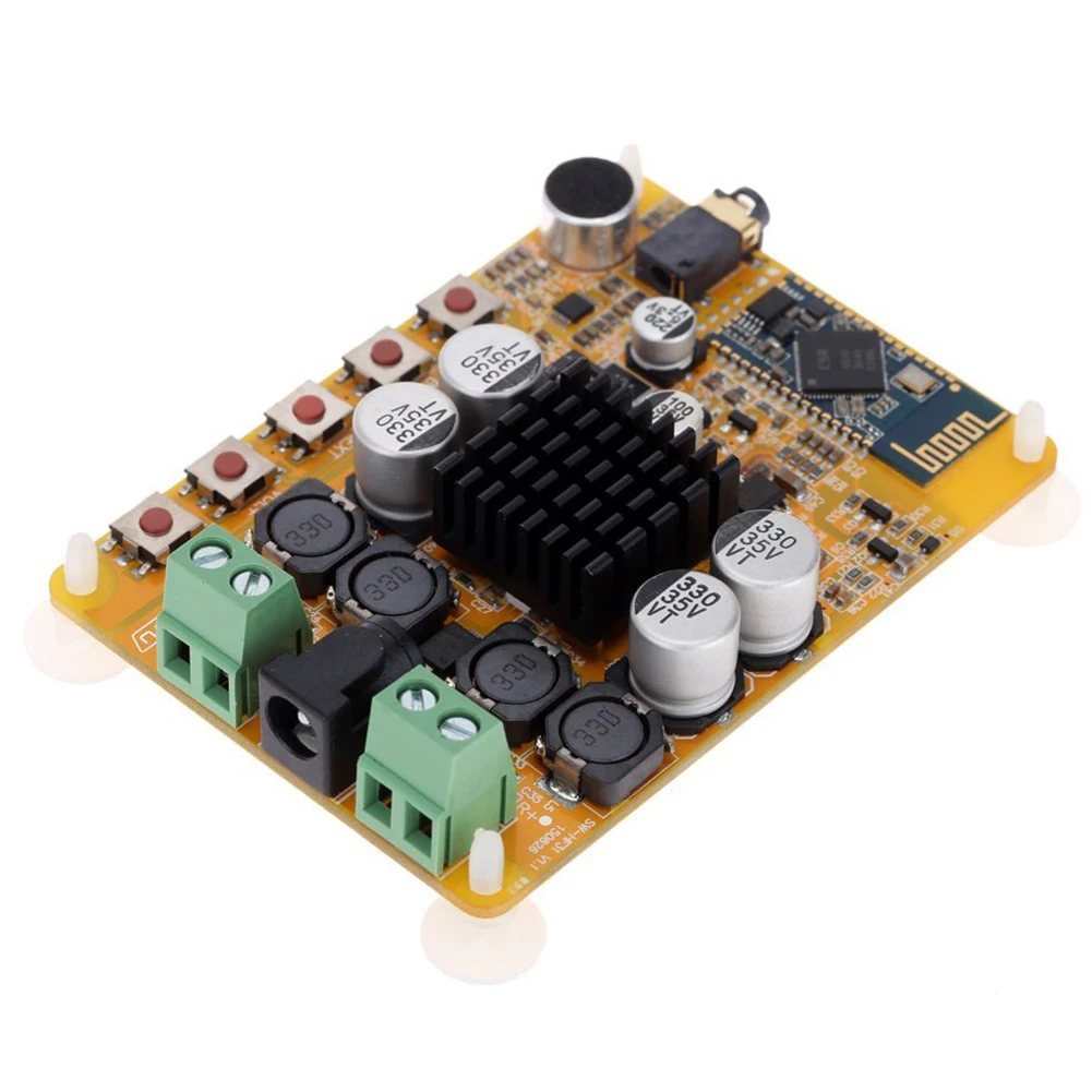 TDA7492 беспроводной Bluetooth 4 0 2x50 Вт бинауральный аудио цифровой усилитель мощности