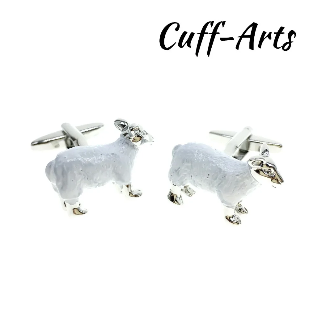 Cuffarts Novelty Animal Silver Cufflinks For Mens Lamb Cufflinks High