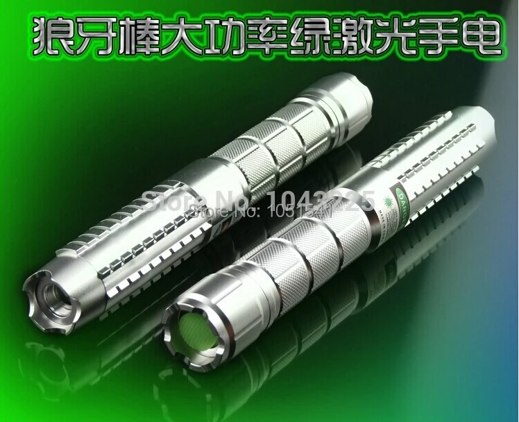 

Promotion Powerful! Military Green laser pointer 500000m 500w 532nm Flashlight Lazer Focus Burning match,Burn cigarettes+5 caps