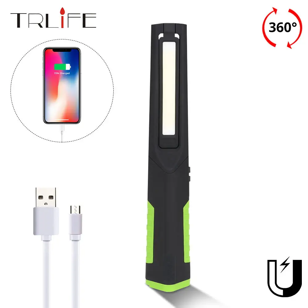 

Magnetic Car Repairing Working Light Hand Crank Dynamo USB Charging Flashlight 5 Modes Red LED Torch Portable Lantern Power Bank