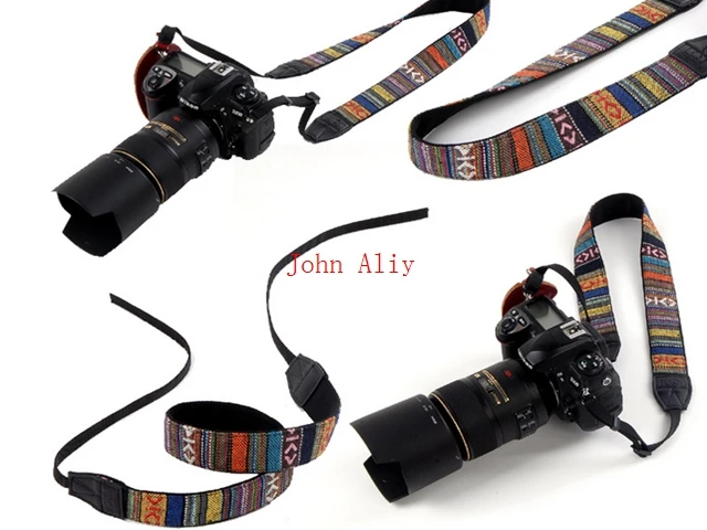 SLR DSLR 캐논 카메라 액세서리용 내구성 코튼 카메라 스트랩, 실용적인 빈티지 스트랩, 로트당 500 개