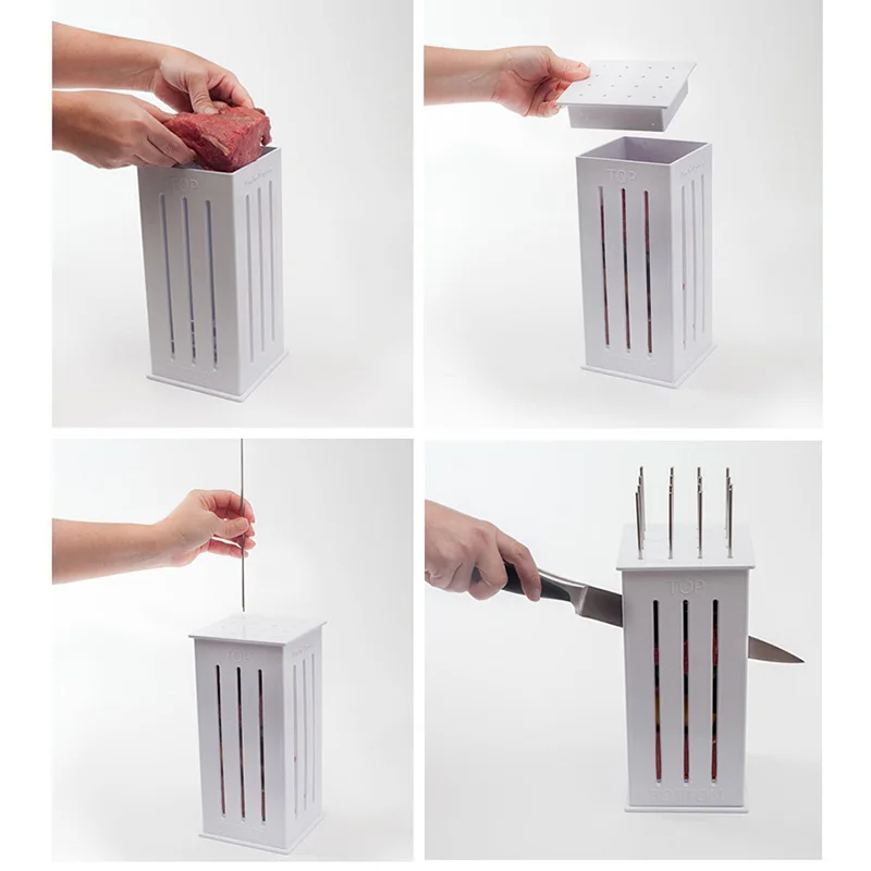 Аксессуары для гриля и барбекю Шпажки мяса с 16 отверстиями устройство резки