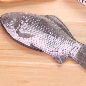 

1PC Creative Fish Pencil Box Large Capacity Upgrades Pen Case School Gift Fun Pen Bag School Writing Supplies