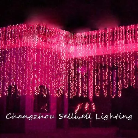 Led электричество Энергосберегающие лампы свадьба фон свадьбы продукт 3*8 м розовый фон освещения H230