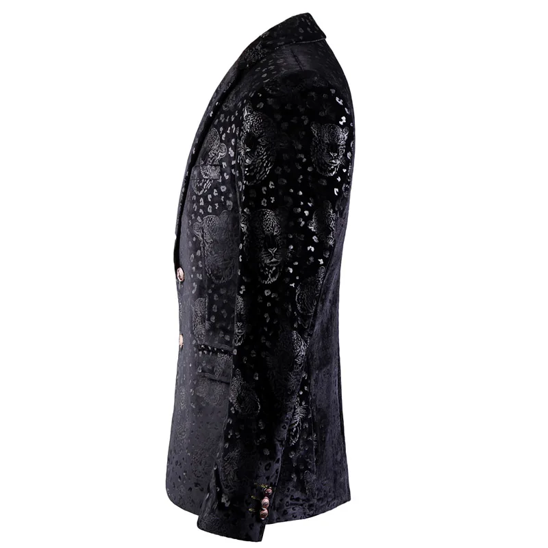 Men'S New Slim British Style Fashion Temperament Casual Suit Jacket High Quality Luxury Trend Leopard Blazer Men'S New Slim British Style Fashion Temperament Casual Suit Jacket High Quality Luxury Trend Leopard Blazer