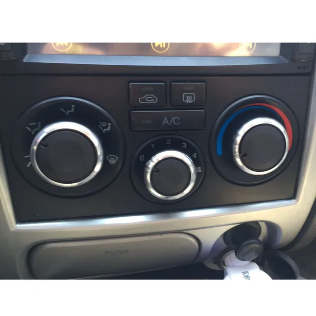 3pcs/set Aluminum Alloy Air Conditioning Knob AC Knob Heat Control