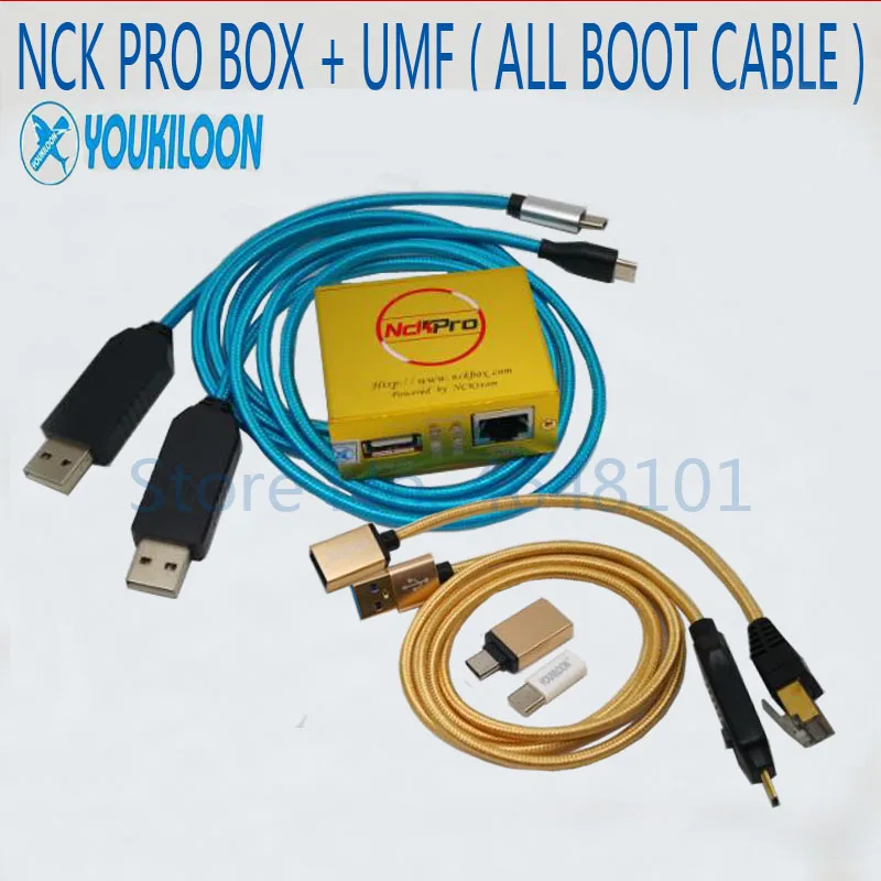 Новейший NCK Pro box NCK Pro 2 box(поддержка NCK+ UMT 2 в 1)+ usb type-C+ UMF весь кабель запуска для Huawei