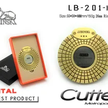 Зажигалки и аксессуары для курения LUBINSKI, аксессуары для сигар, металлический резак для сигар, ножницы для сигар, мужской подарок