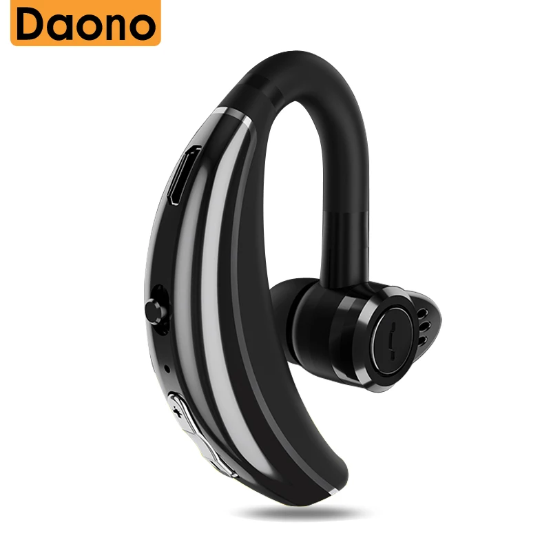 DAONO Q8 Bluetooth наушники с микрофоном, наушники с голосовым управлением, беспроводная Bluetooth гарнитура с громкой связью для вождения, шумоподавление