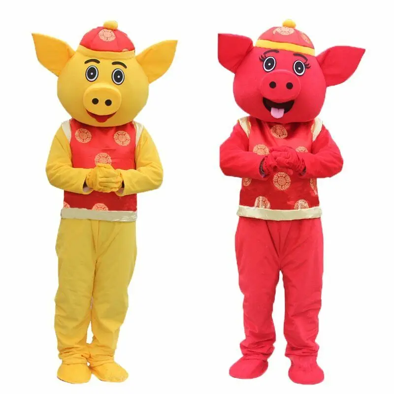 

Pig Mascot Costume Suits Cosplay Party Game Dress Outfits Clothing Advertising Carnival Halloween Xmas Easter Festival Adults