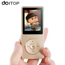 DOITOP 8 Гб HIFI без потерь MP3 музыка MP4 видео плеер Портативный Спорт Музыка и видео плеер с динамиком FM радио Диктофон A3