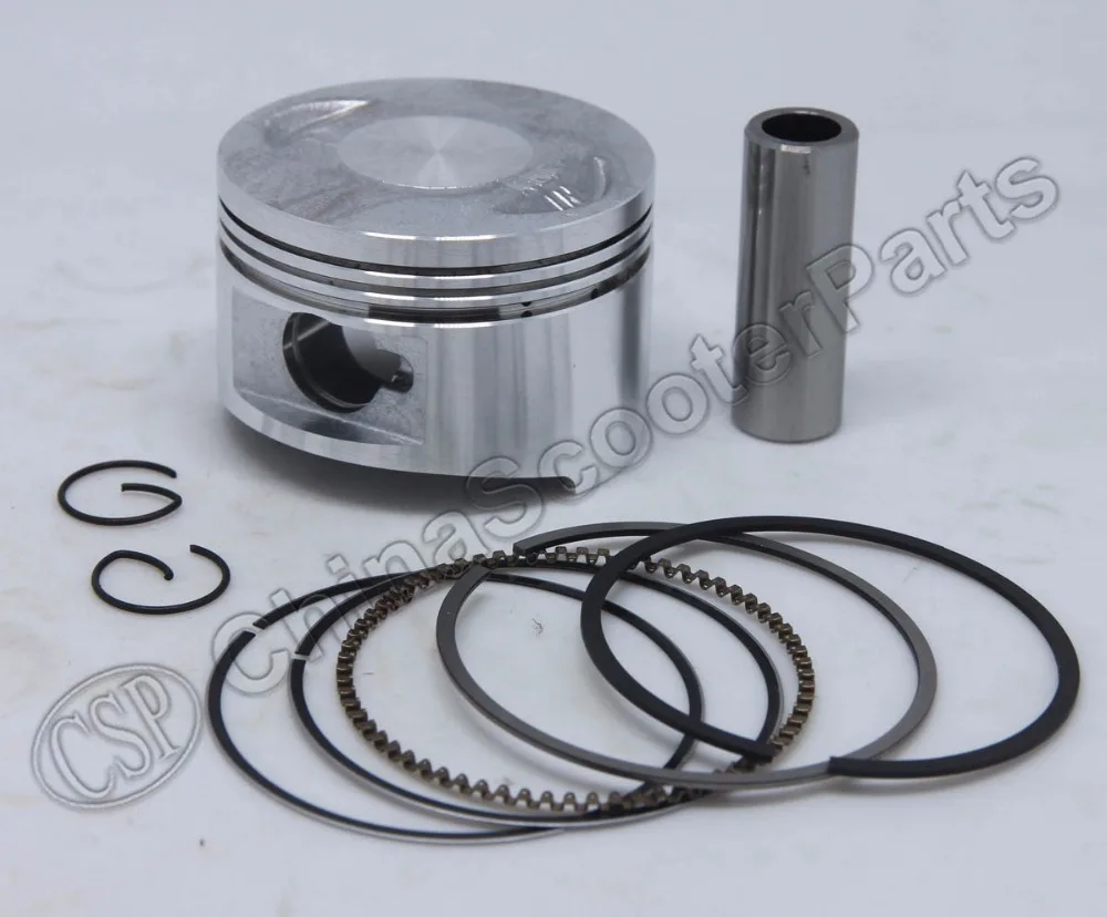 

GY6 57.4mm Piston Ring Kit 150CC 1P57QMJ Kunroad Dune Kazuma Buyang Taotao Quad ATV Go Kart Buggy Scooter