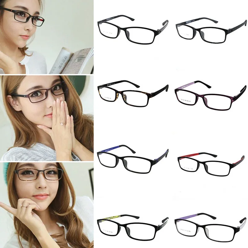 

1PC Spectacles Glasses TR90 Ultralight Black Eyeglasses Full Frame Rim Eyewear