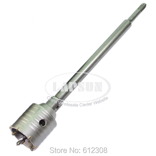 

Dia 50mm Wall Impact Drill Bit Set Tool Kit Hole Saw Gun Cutter + SDS Plus Hammer Core Arber Shaft For Wall Masonry Stone