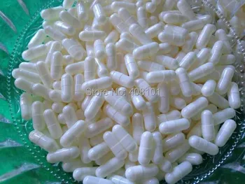 

10,000pcs Size 5 full White Color Gelatin Capsule, 5# empty Capsule---Joined Available only