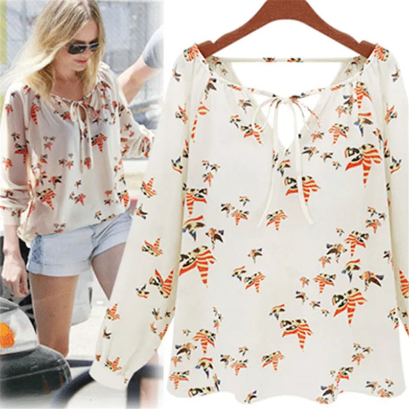 

2019 Women's Floral Print Shirt blouse Short Sleeve Top Shirt Loose Round Neck Casual blouse Beach Shirt Top Hot INS Drop #0313